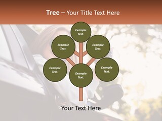 The Girl In The Car PowerPoint Template