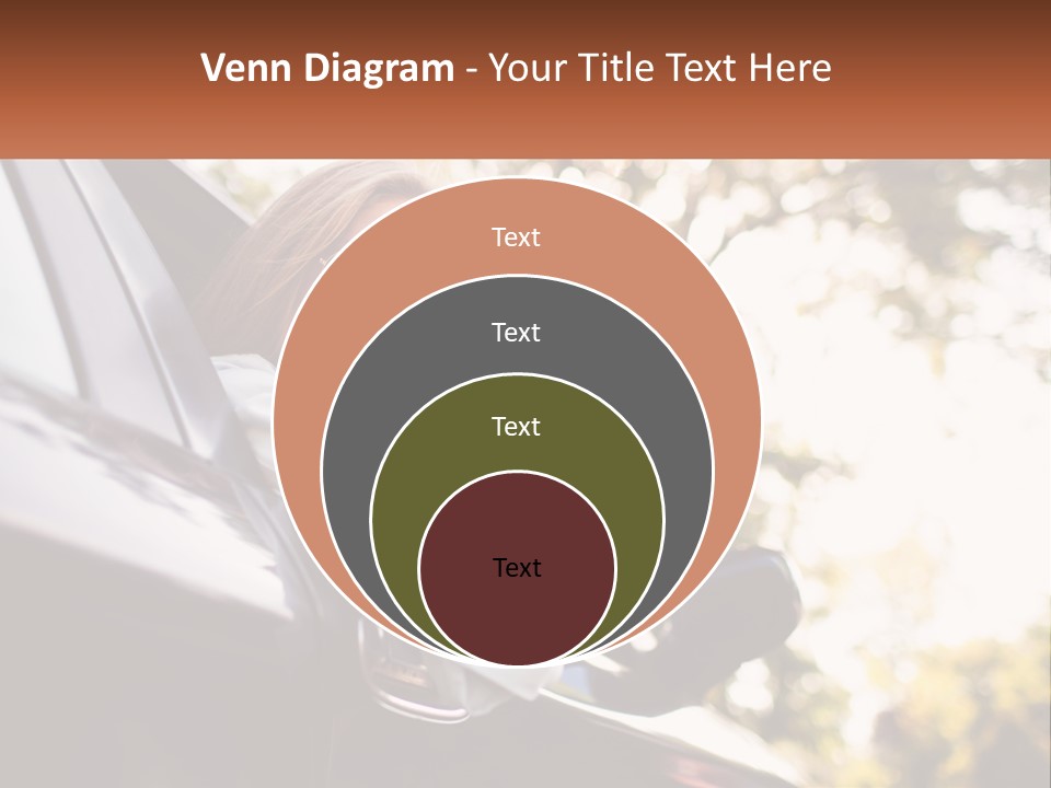 The Girl In The Car PowerPoint Template