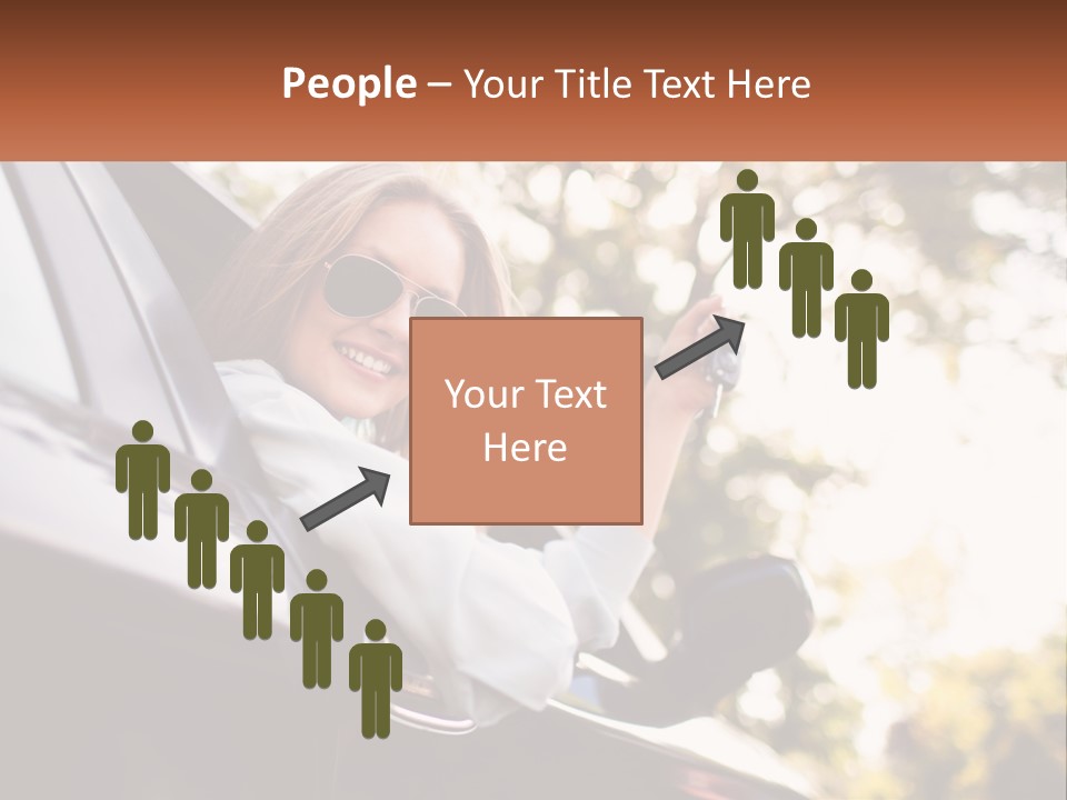 The Girl In The Car PowerPoint Template