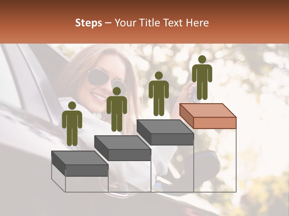 The Girl In The Car PowerPoint Template