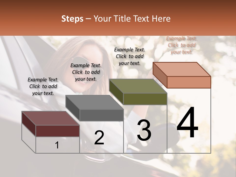 The Girl In The Car PowerPoint Template