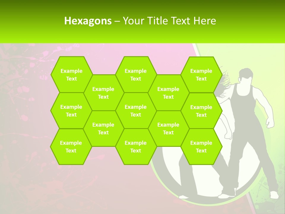 Illustration Of Dancing PowerPoint Template