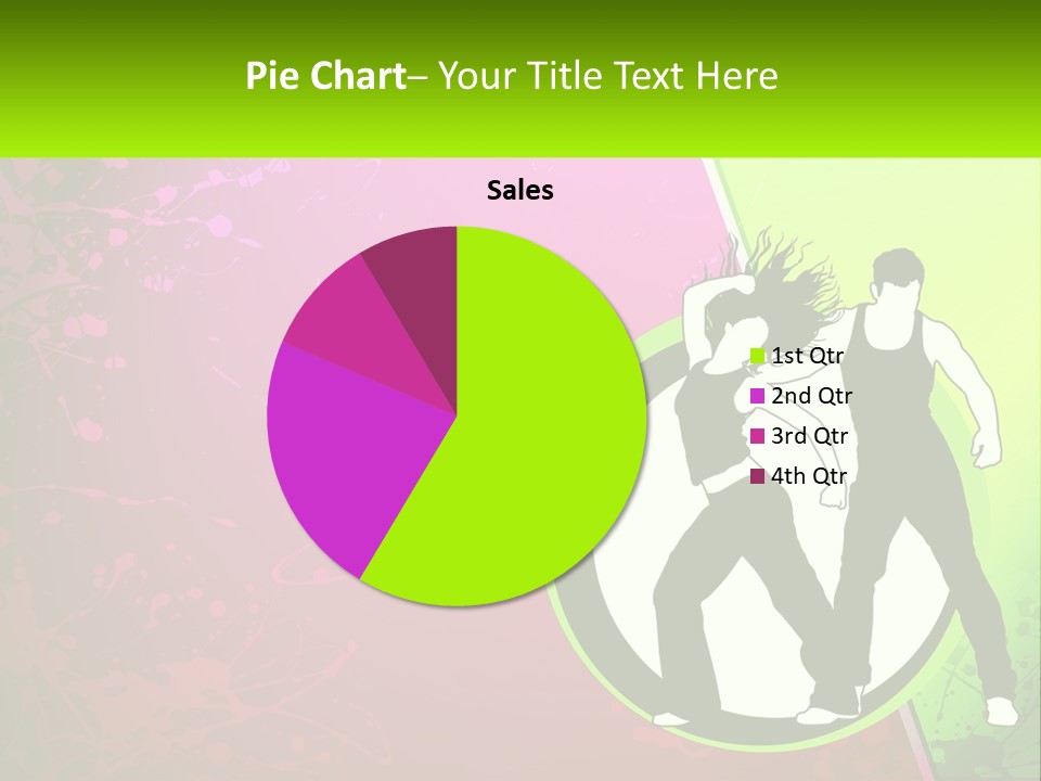 Illustration Of Dancing PowerPoint Template