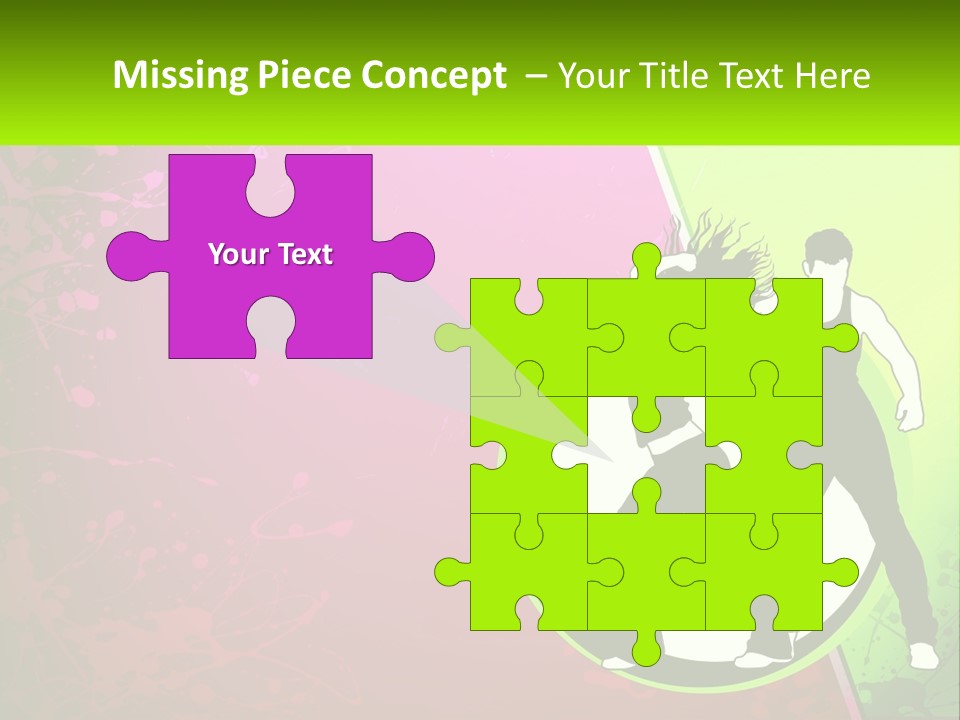 Illustration Of Dancing PowerPoint Template