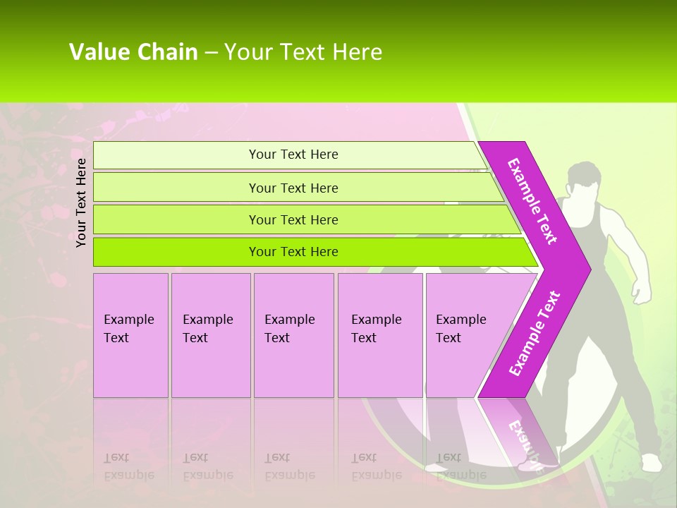 Illustration Of Dancing PowerPoint Template