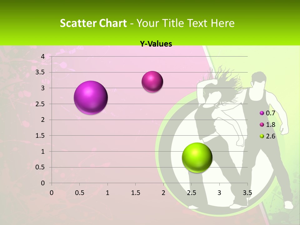 Illustration Of Dancing PowerPoint Template