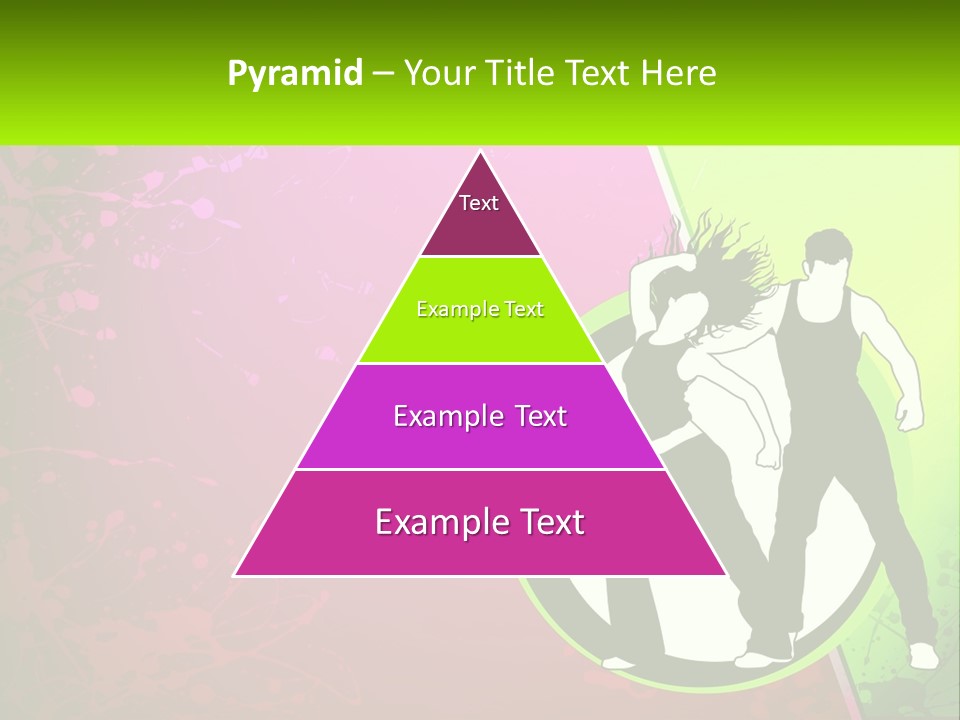 Illustration Of Dancing PowerPoint Template