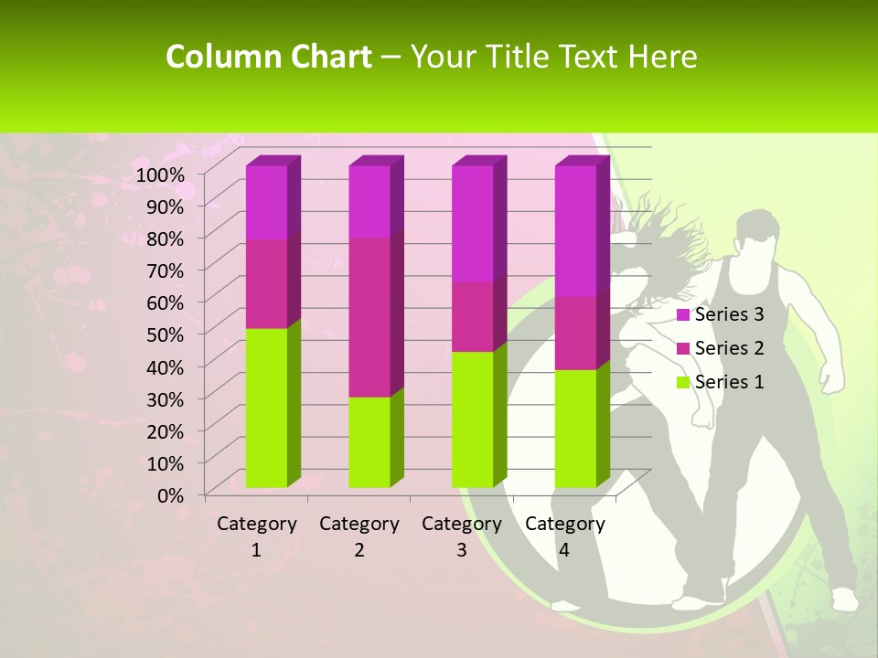 Illustration Of Dancing PowerPoint Template