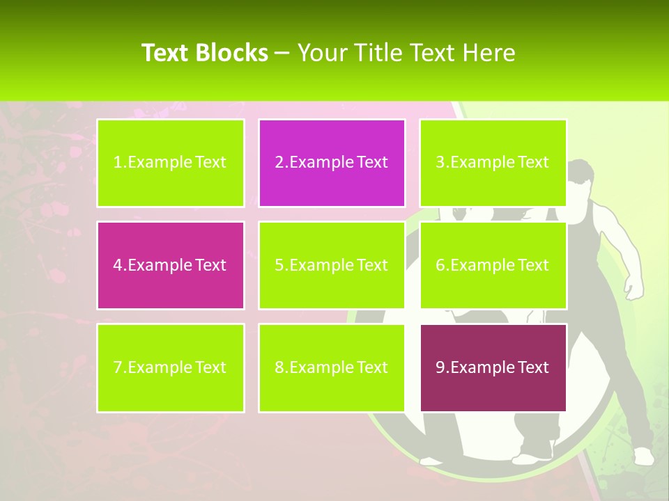 Illustration Of Dancing PowerPoint Template