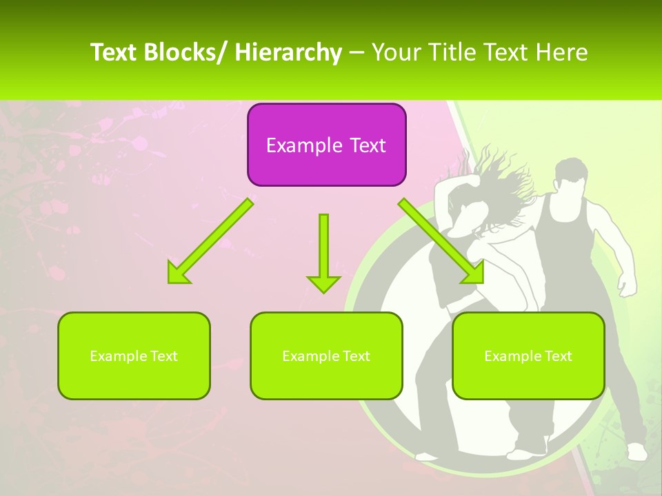 Illustration Of Dancing PowerPoint Template