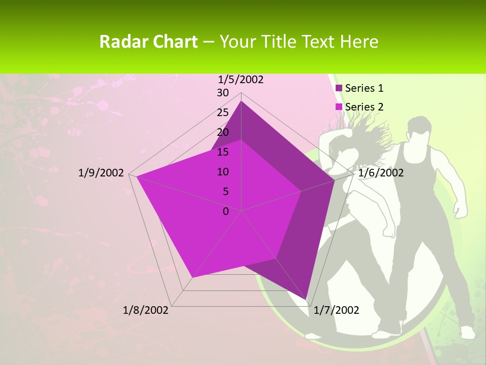 Illustration Of Dancing PowerPoint Template