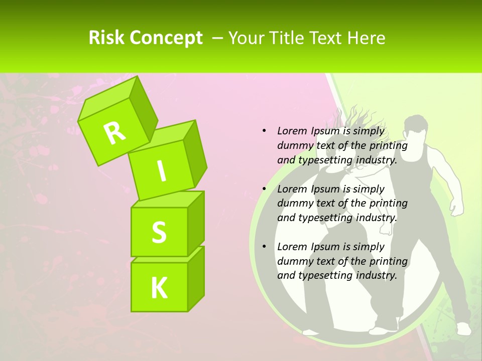 Illustration Of Dancing PowerPoint Template