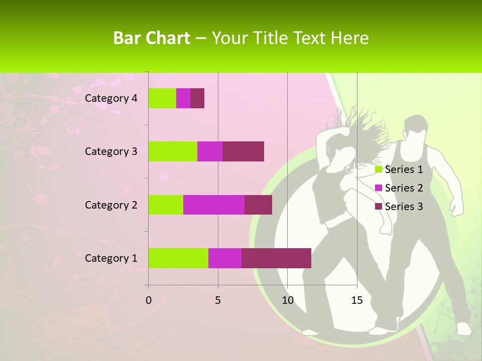 Illustration Of Dancing PowerPoint Template