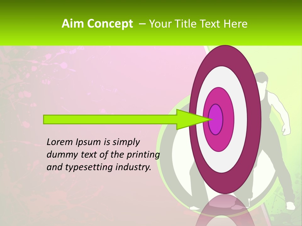 Illustration Of Dancing PowerPoint Template