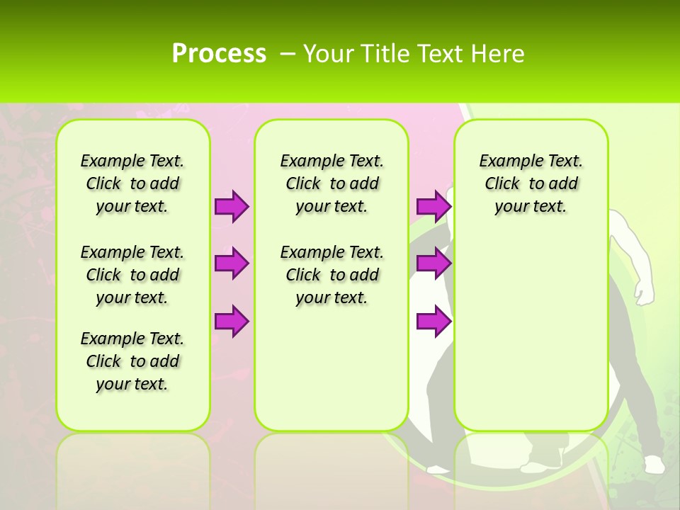 Illustration Of Dancing PowerPoint Template