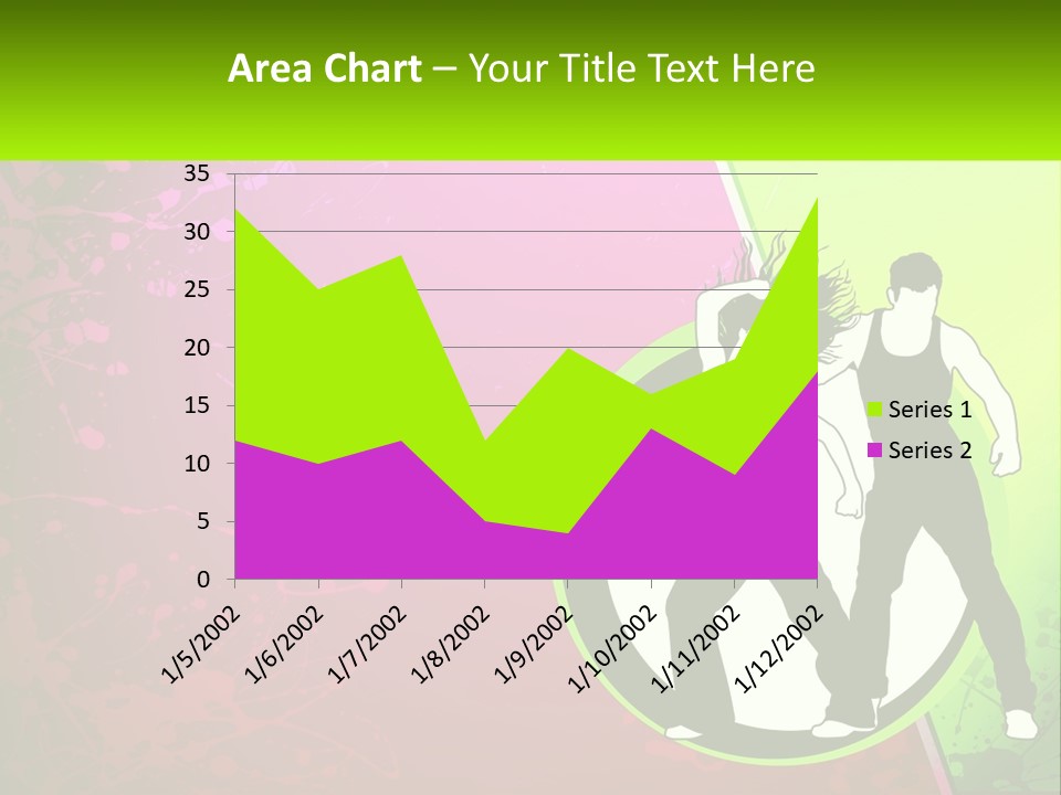 Illustration Of Dancing PowerPoint Template