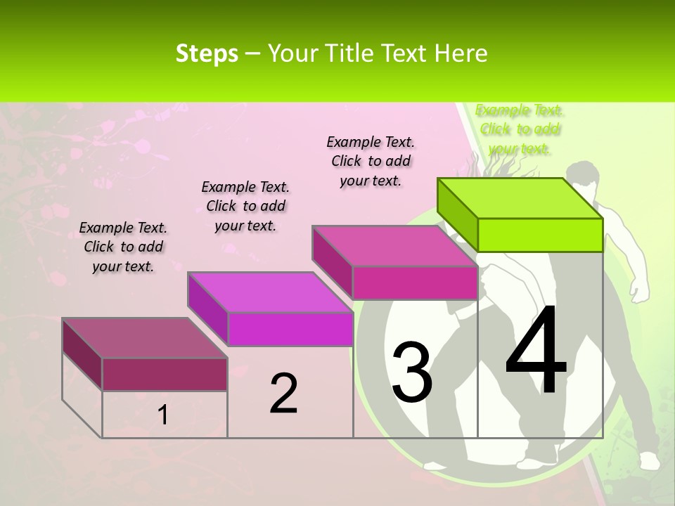Illustration Of Dancing PowerPoint Template