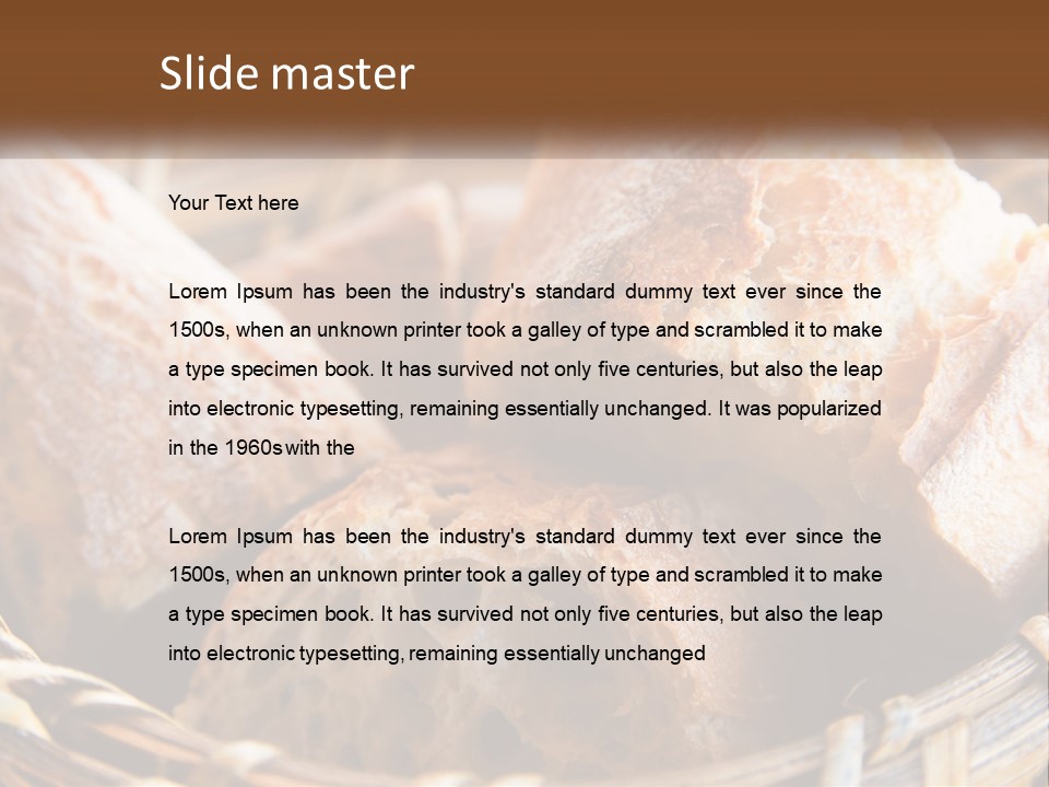 Sliced Bread PowerPoint Template