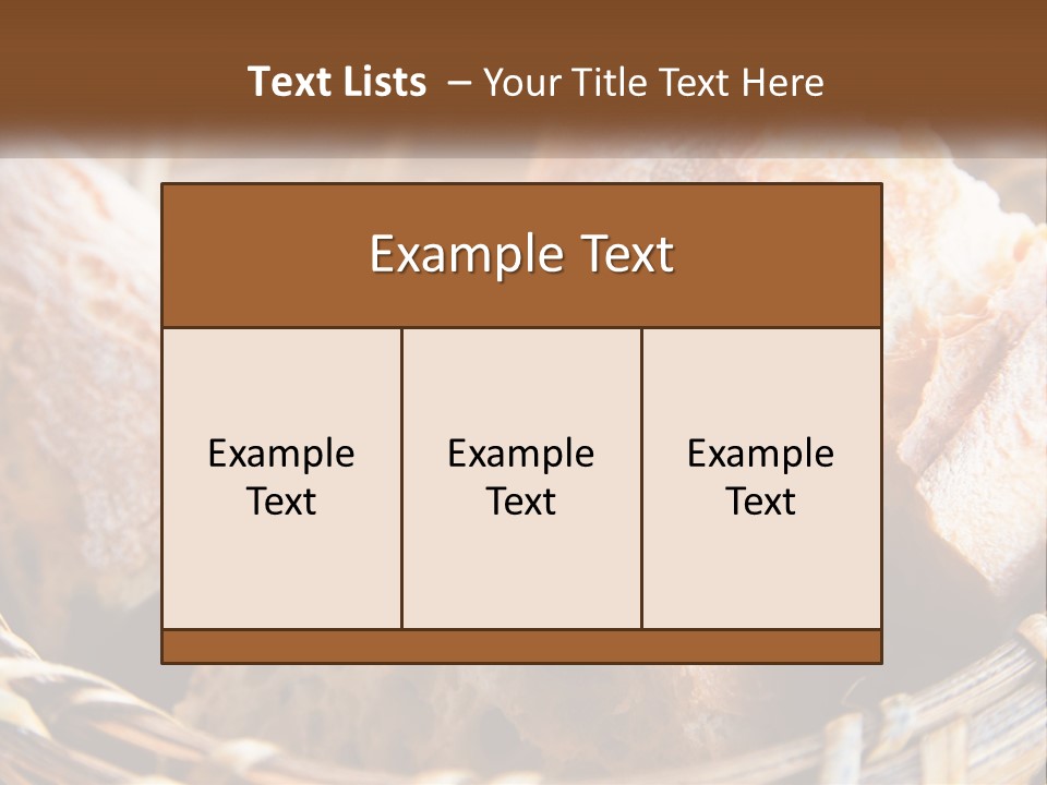 Sliced Bread PowerPoint Template