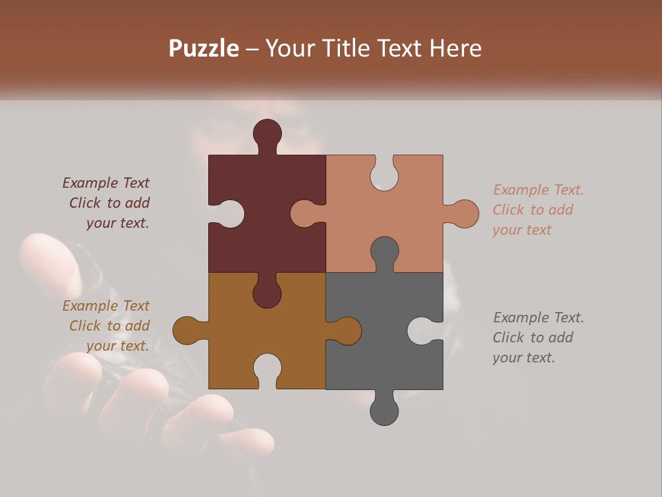 Man With A Gun. Money Or Life PowerPoint Template