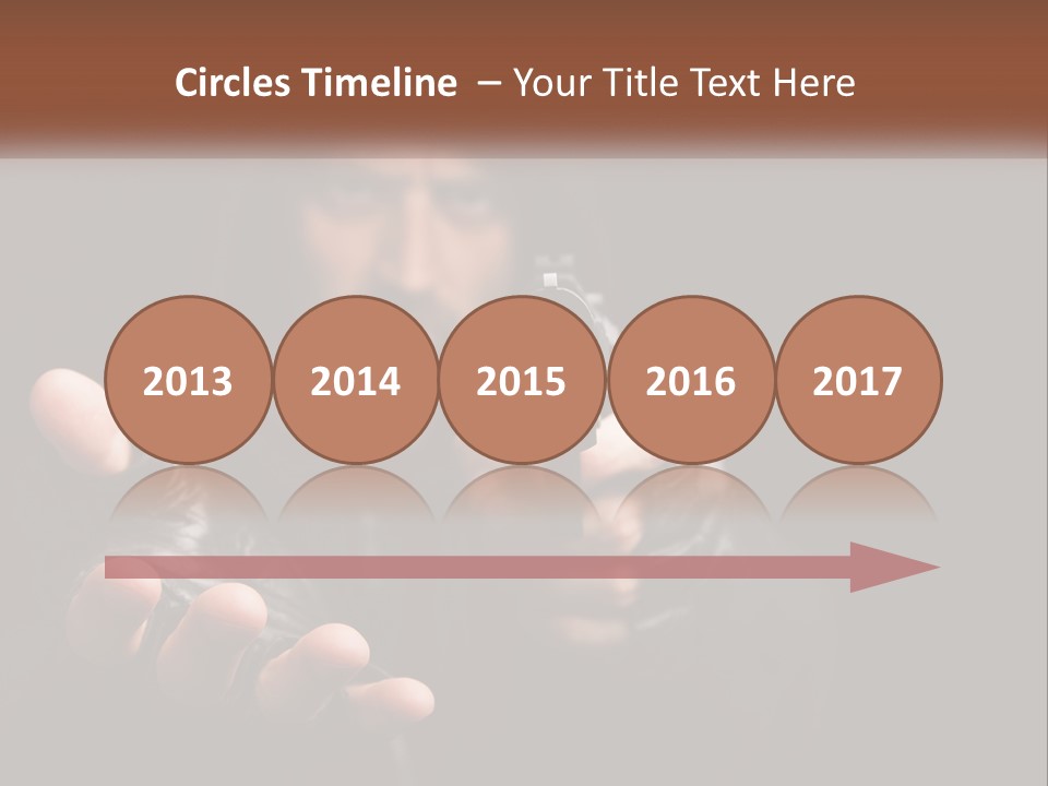 Man With A Gun. Money Or Life PowerPoint Template