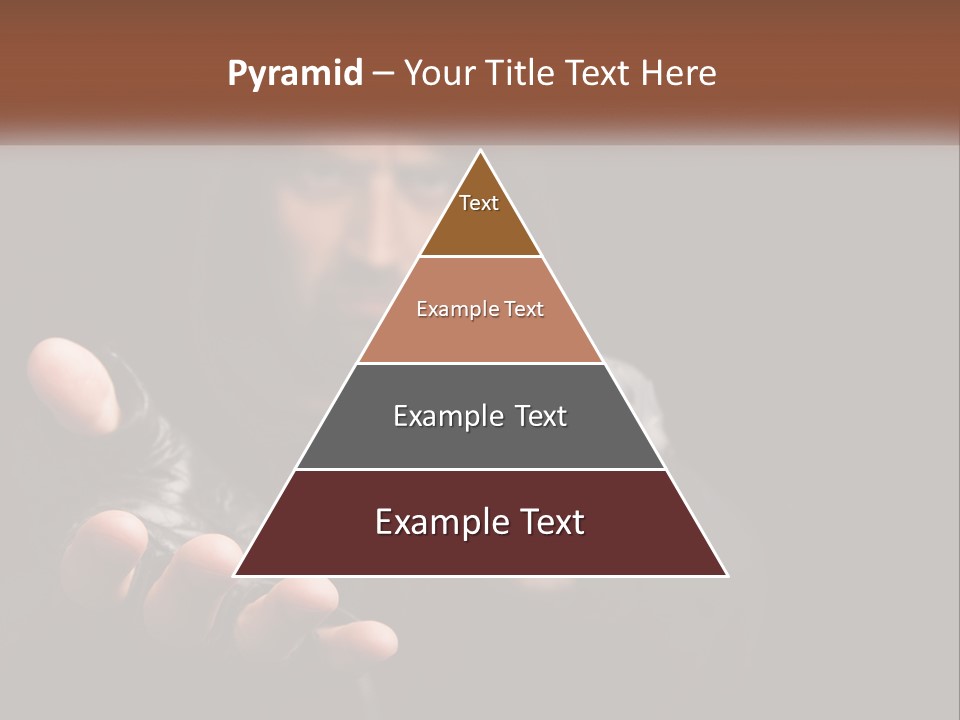 Man With A Gun. Money Or Life PowerPoint Template