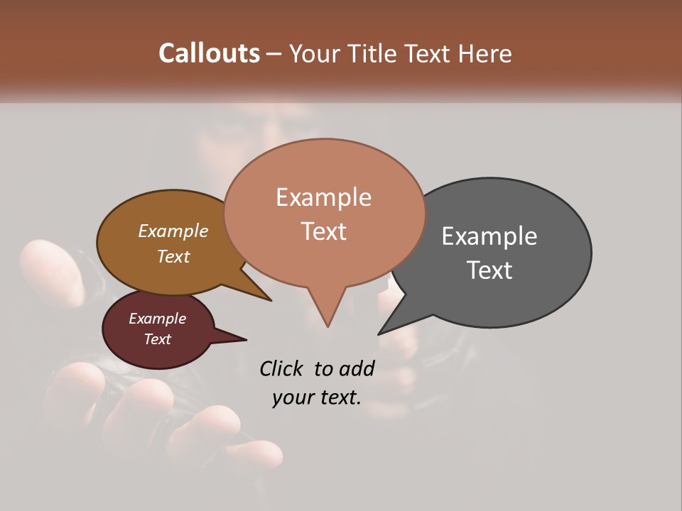 Man With A Gun. Money Or Life PowerPoint Template