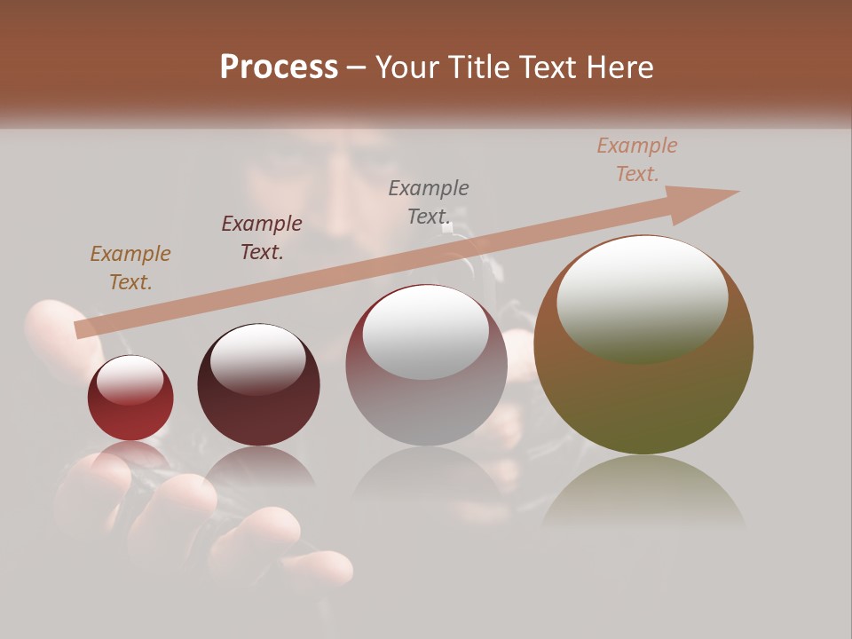 Man With A Gun. Money Or Life PowerPoint Template