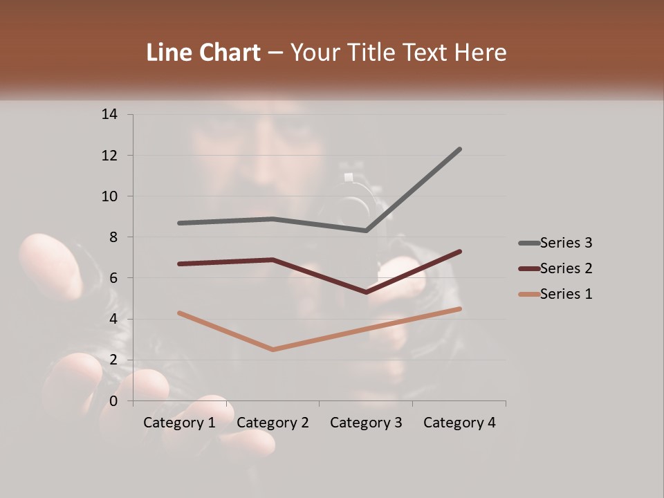 Man With A Gun. Money Or Life PowerPoint Template