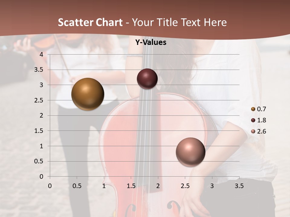 Girls Play Musical Instruments PowerPoint Template