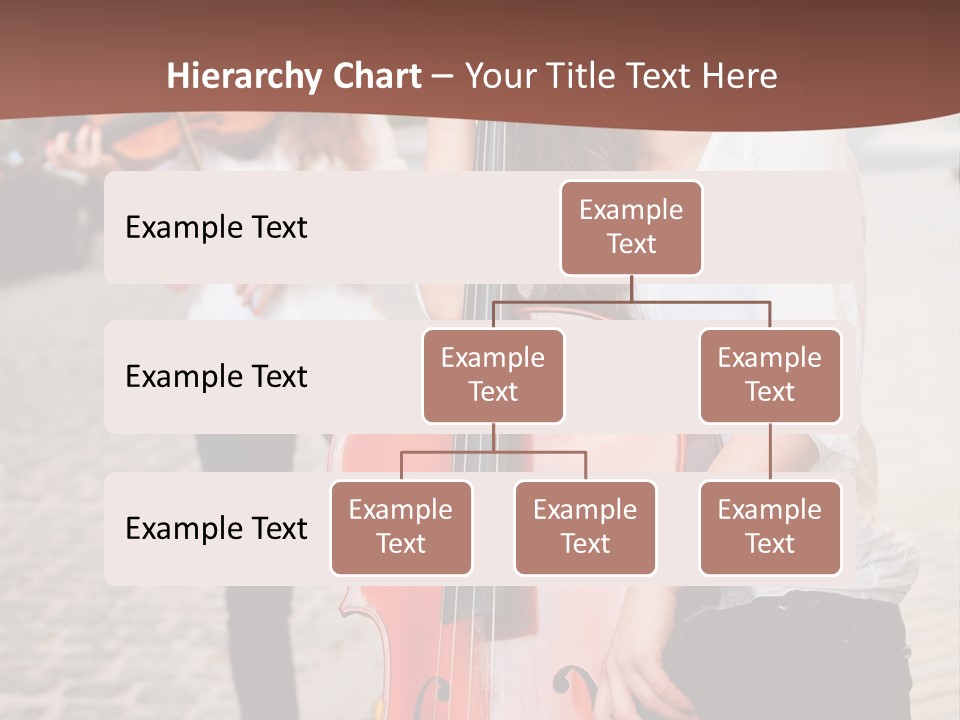Girls Play Musical Instruments PowerPoint Template