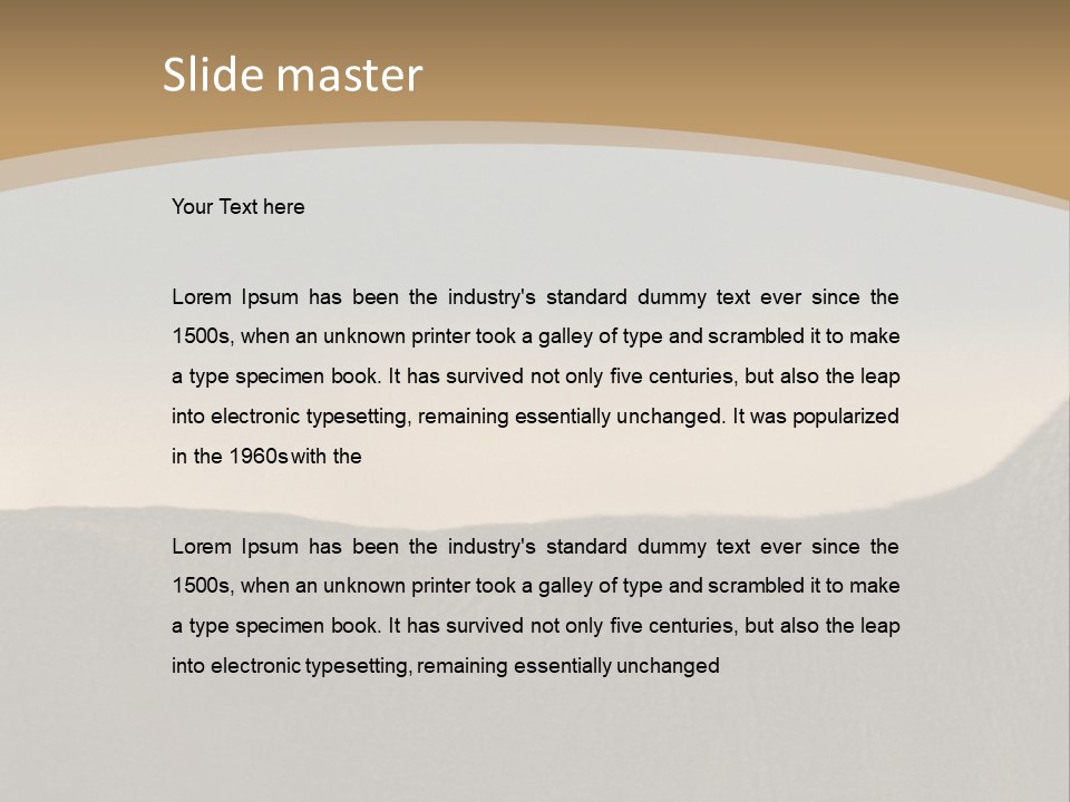 Deer In The Field PowerPoint Template