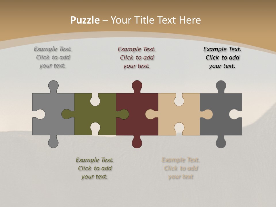 Deer In The Field PowerPoint Template