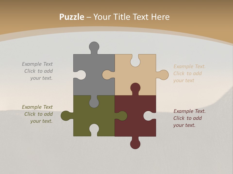 Deer In The Field PowerPoint Template