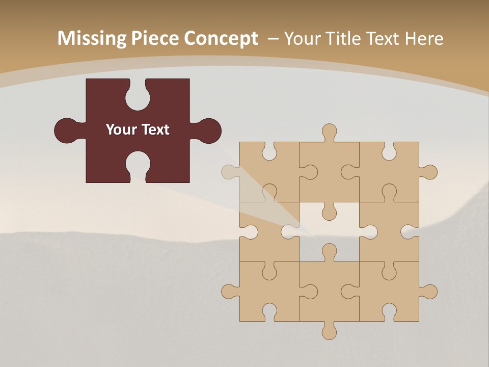 Deer In The Field PowerPoint Template