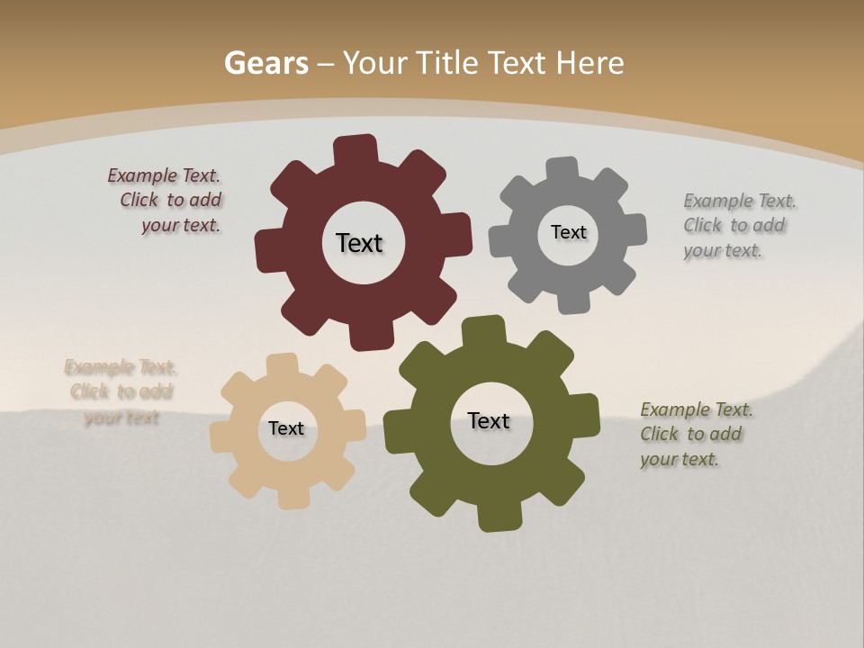 Deer In The Field PowerPoint Template