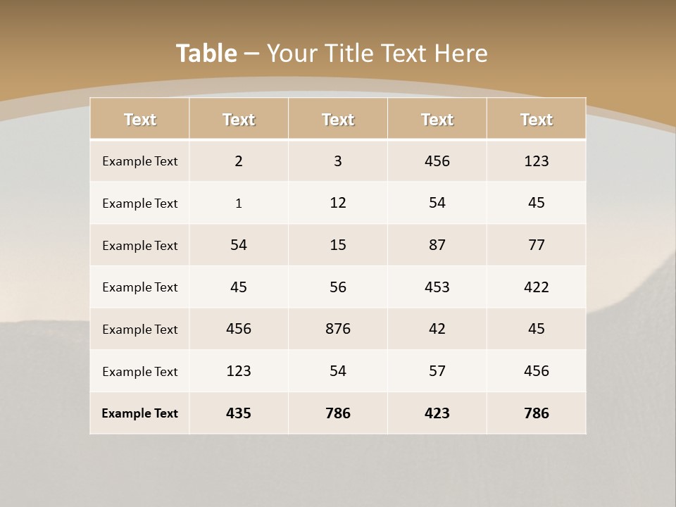 Deer In The Field PowerPoint Template