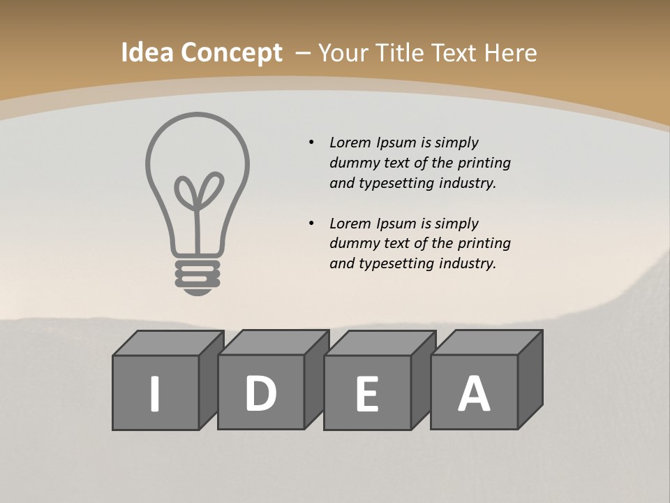 Deer In The Field PowerPoint Template