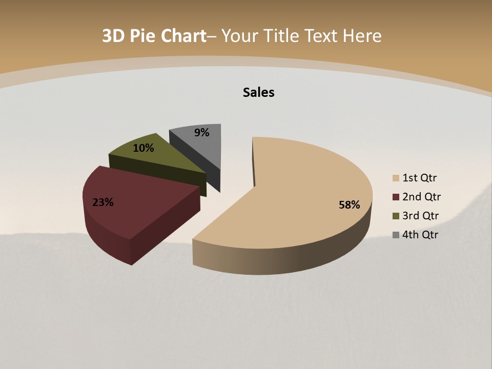 Deer In The Field PowerPoint Template