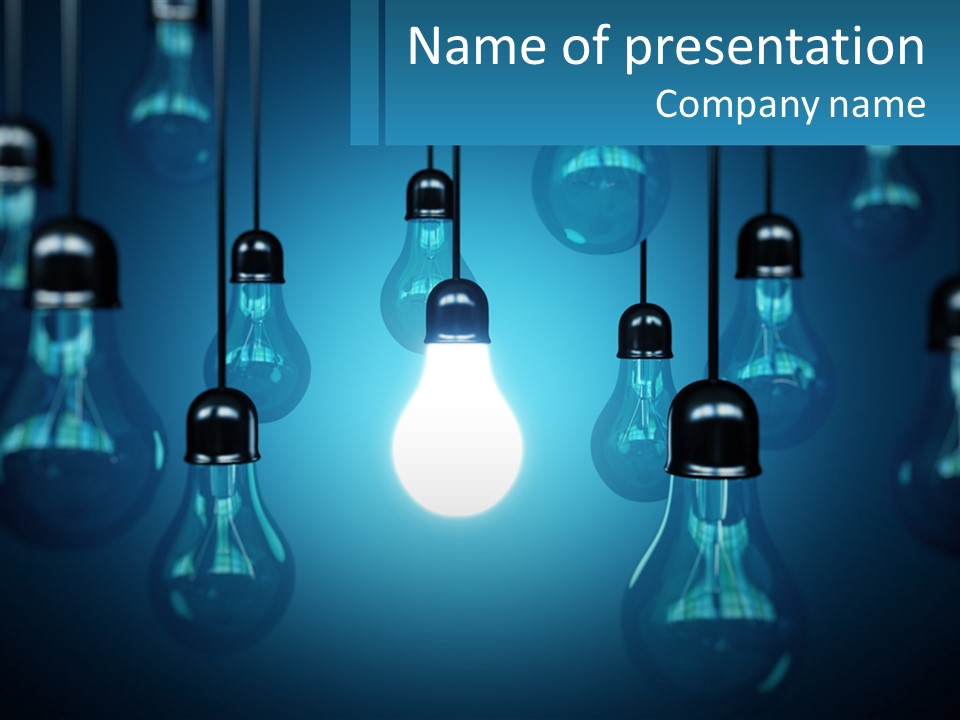 Light The Lamp PowerPoint Template