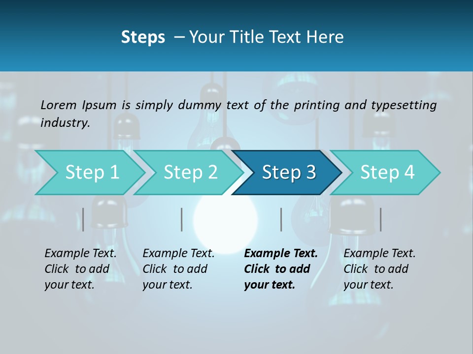 Light The Lamp PowerPoint Template