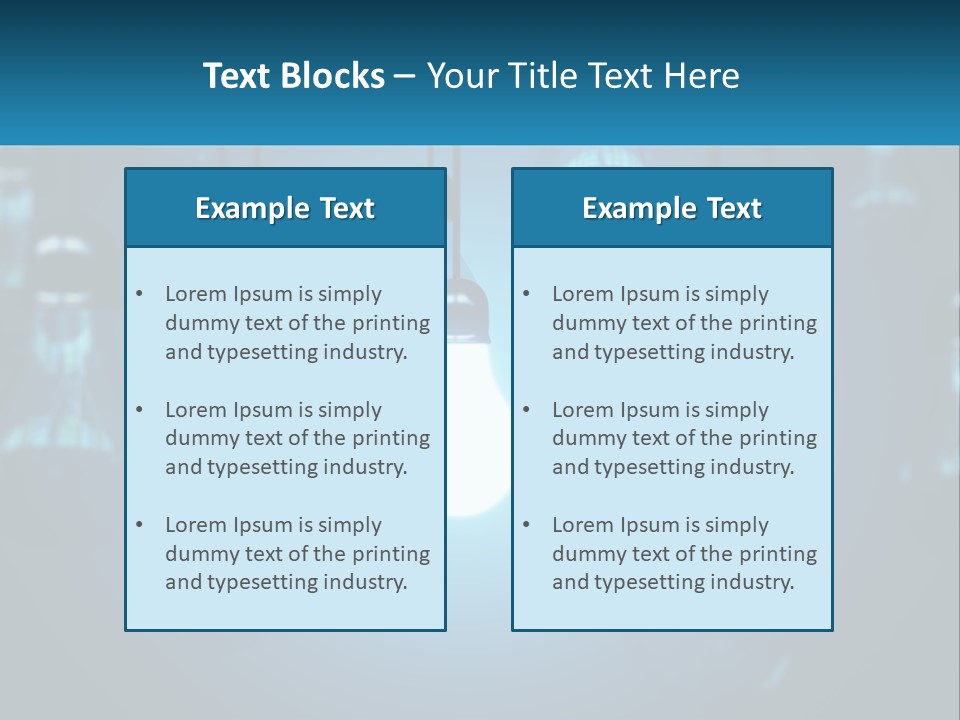 Light The Lamp PowerPoint Template
