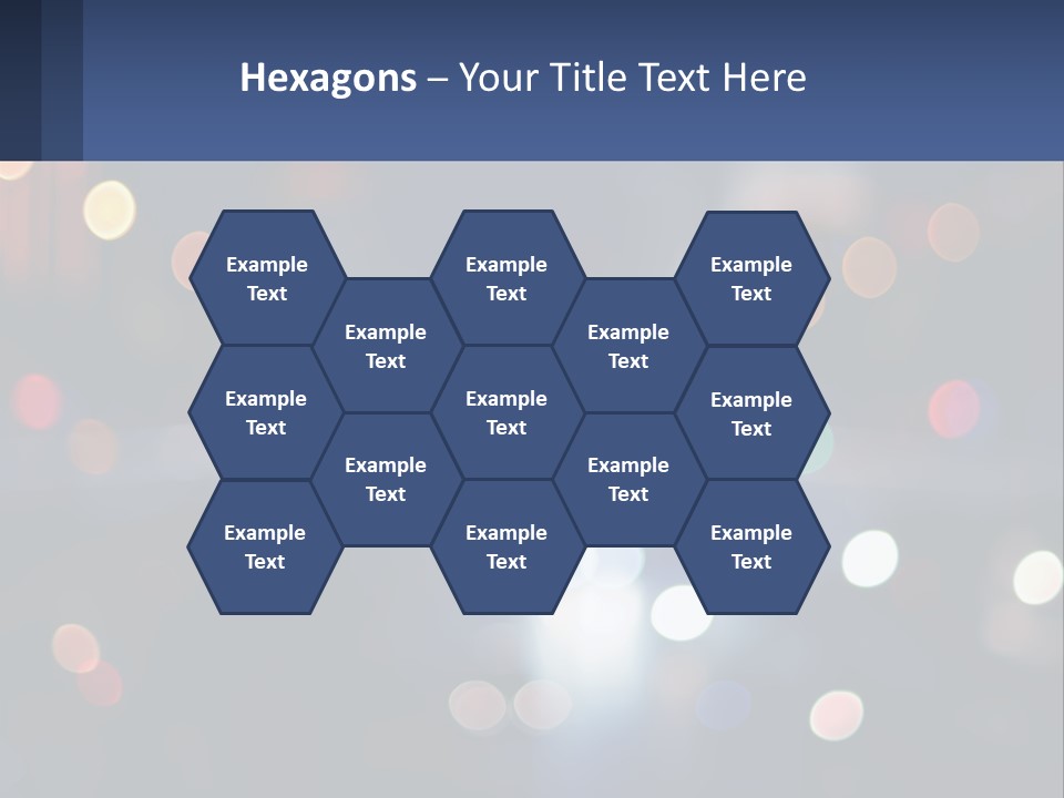 Night Photo With Shutter Speed PowerPoint Template