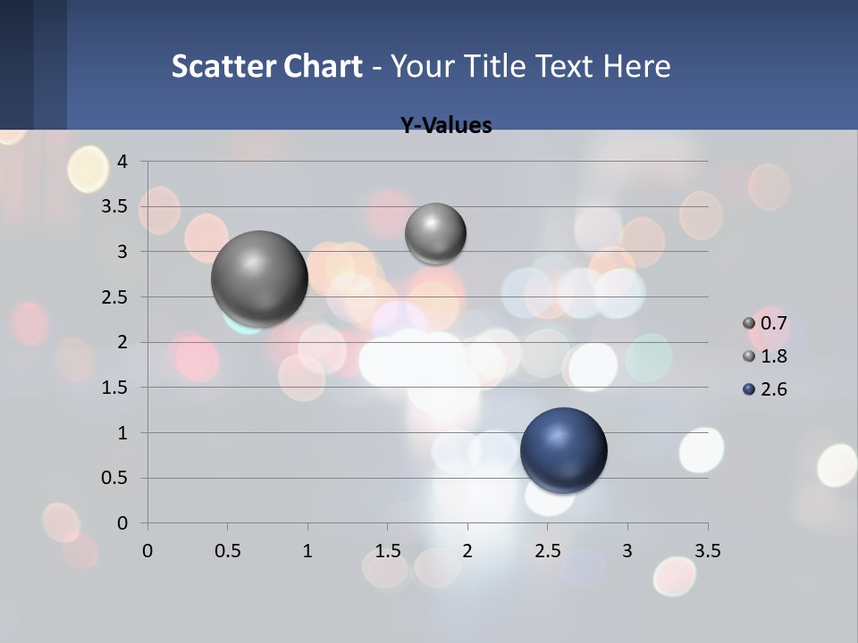 Night Photo With Shutter Speed PowerPoint Template