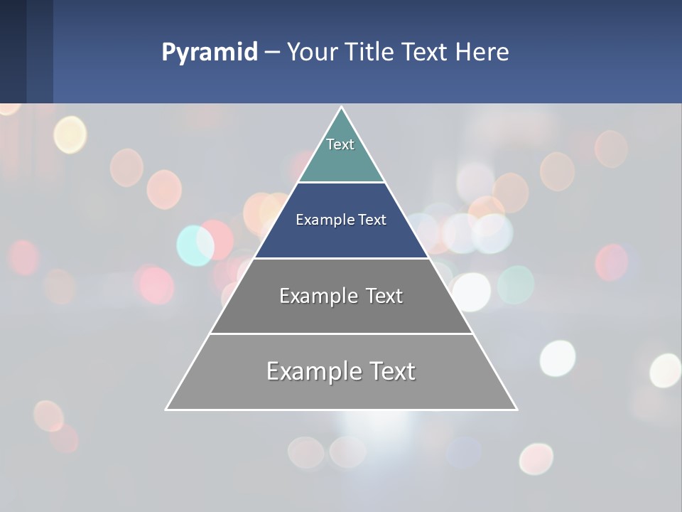 Night Photo With Shutter Speed PowerPoint Template