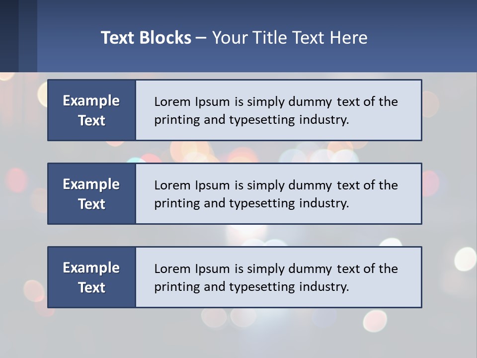 Night Photo With Shutter Speed PowerPoint Template