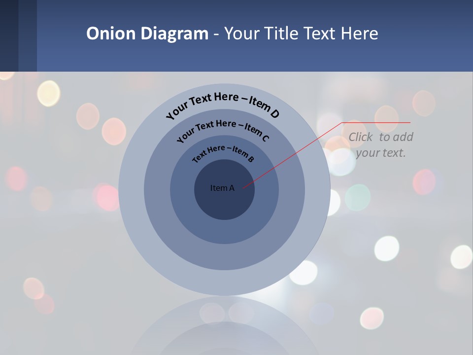 Night Photo With Shutter Speed PowerPoint Template