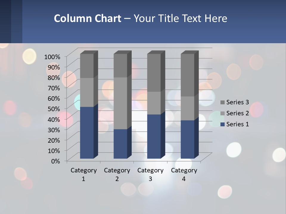Night Photo With Shutter Speed PowerPoint Template