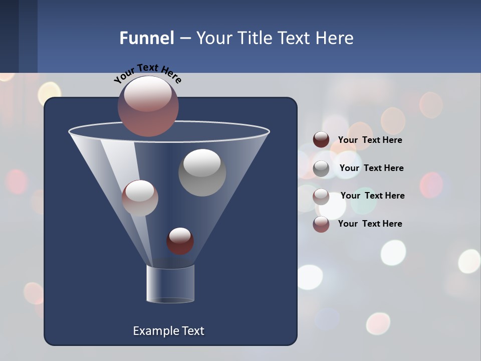 Night Photo With Shutter Speed PowerPoint Template