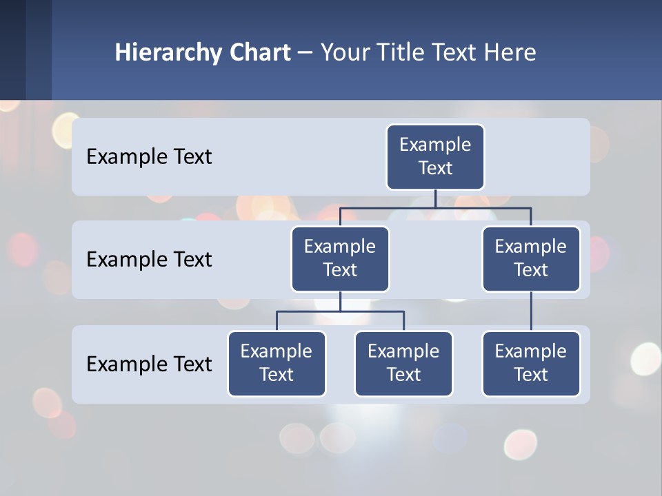 Night Photo With Shutter Speed PowerPoint Template